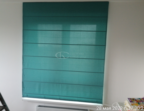 Портфолио работ Римские шторы