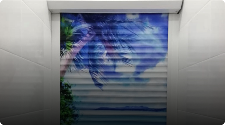 Рольставни с фотопечатью