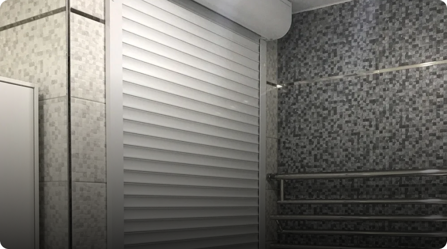 Рольставни для туалета